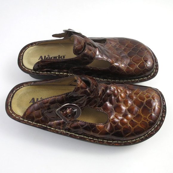 Alegria Classic Clog in Patent Leather Croc Size 36 (US 6-6.5) - Picture 2 of 8